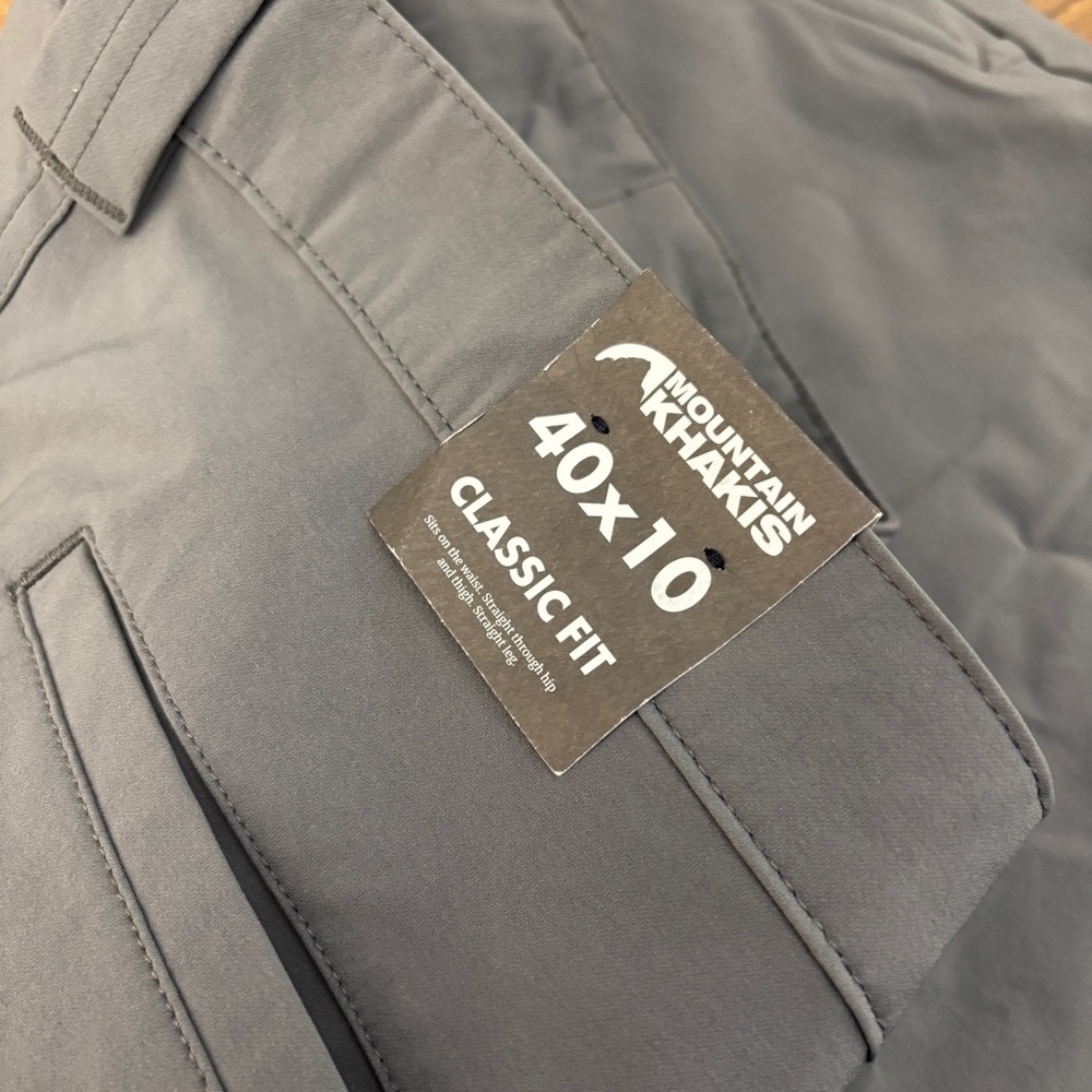 Mountain Khakis Classic Fit Waterrock Short Jackson Grey NWT - Picture 7 of 7